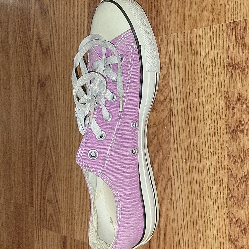 Purple All Star Converse Sneakers - Picture 8 of 9